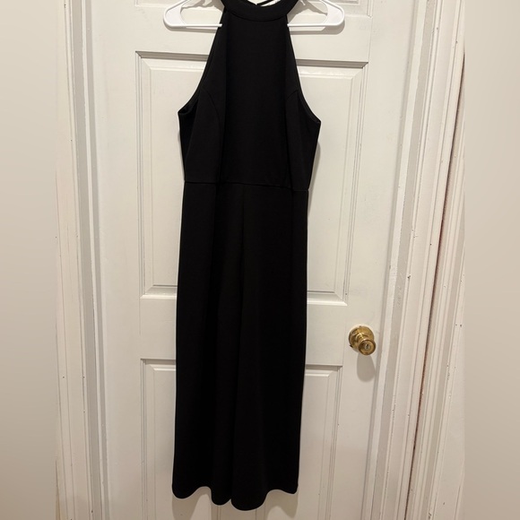 She + Sky Black Backless Dress - Picture 1 of 4